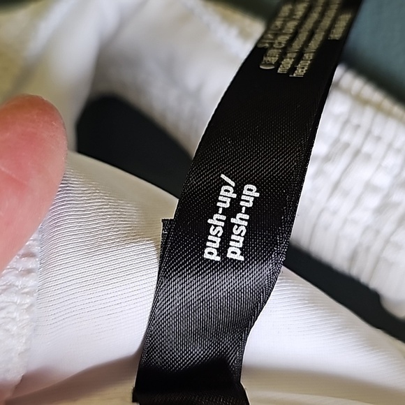 Pink Victoria secrets white padded pushup bathing suit top. Size small. - Picture 7 of 15